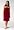 Women's 100% Terry Cotton Shower Body Wrap (L/XL, Burgundy)
