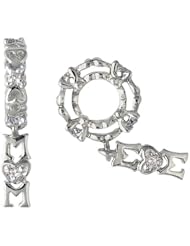 Storywheel® "Mom" Dangle Bead / Charm in 925 Sterling Silver