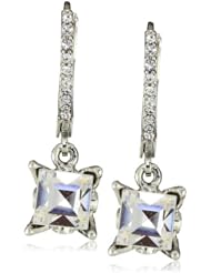 Betsey Johnson "Essentials" Square Crystal Drop Earrings