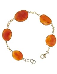 14KT Green Agate Bracelets Length = 7.5