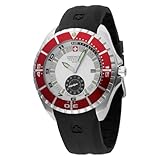 Swiss Military Hanowa Men's 06-4095-04-001-04 Sealander Silver Dial Rubber Strap Watch
