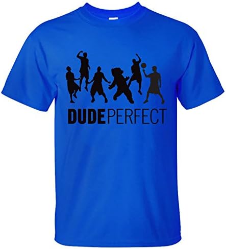 SHINE Dude Perfect Photo Men's T Shirt Short Sleeves blue M