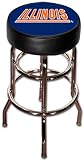 University of Illinois Fighting Illini Double Rung Bar Stool