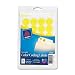 Avery Self-Adhesive Removable Labels, 0.75 Inch Diameter, Yellow Neon, 1008 per Pack (05470)
