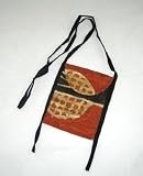 Net Handpainted Passport Holder/Shoulder Bag