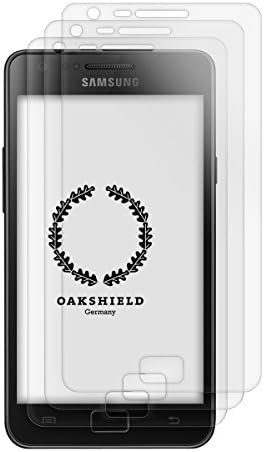 3x OakShield Screen protector for Samsung Galaxy S2 i9100 / S2 PLUS i9105 desired embossing - premium quality, made in Germany