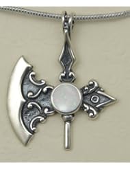 The Royal Battle Ax in Sterling Silver, Accented with Opal ...Custom Made in America for you