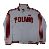 Poland Track Jacket, Poland Soccer Track Jacket , XX-Large, White