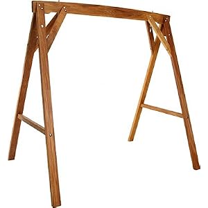 W.R. Perkins Signature Series Wooden Hammock Swing Stand by