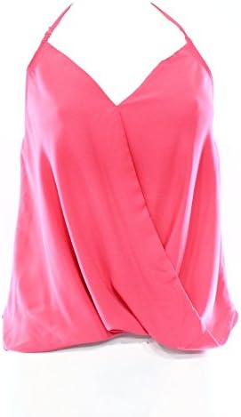 Eight Sixy Surplice V-Neck Women's Medium Junior Blouse Pink M