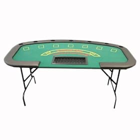 Trademark Poker Professional Folding Blackjack Table