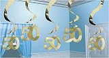  : 50th Wedding Anniversary Swirl Decorations