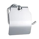 Tophome ペーパーホルダー　おしゃれ　紙巻器　バスアクセサリー　豪華　 壁 取付け　 トイレットペーパーホルダー ヨーロッパ調 アンティーク風　重厚感のある 真鍮製　クロム
