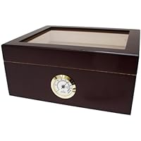 Metro Fulfillment House 700867626565 Desktop Humidor, Mahogany Finish