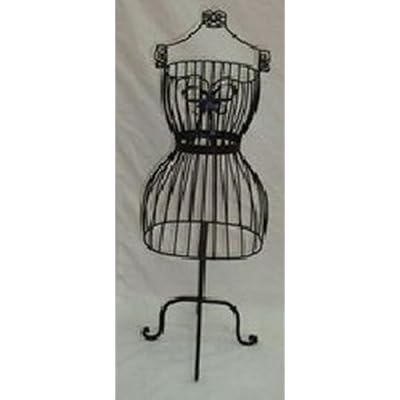 Free Standing Wire Mannequin/ Dress Makers Dummy in Black