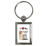 I Love My Yorkshire Terrier Yorkie Key Chain
