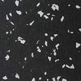 All Pro Gray Speckled Recycled 9mm Rubber Home Gym Flooring