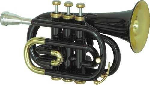 Amati ATR 314 Bb Pocket Trumpet  Black
