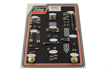 Motorcycle Gold Engine Dress Up Acorn Bolt Kit