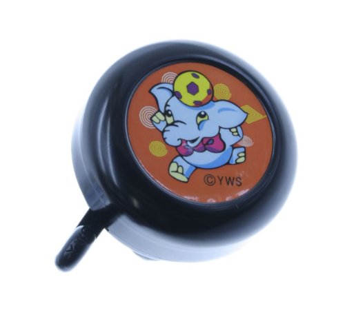 Glocke Crazy Animal schwarz div Motive Klingel f Kinder