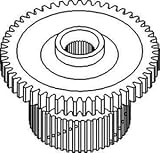 New Hydraulic Pump & PTO Drive Gear D6NNN750A Fits FD 8000, 8200, 8400, 8600