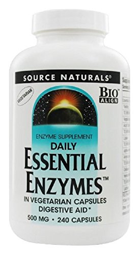 Source Naturals - Essential Enzymes, 500 mg, 240 veggie caps Source Naturals - Essential Enzymes, 500 mg, 240 veggie caps