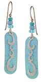 Sky Blue Pearlescent Earrings, Handmade in USA by Adajio Sienna Sky 7259-ad17