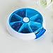 1pcs Travel 7 Compartment Pill Box Medicine Tablet Holder Organizer Dispenser Case