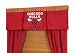 Chicago Bulls Pleated Valance and Drapes Set