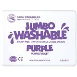 Jumbo Stamp Pad Purple Washable - B000FA3NHM
