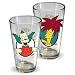 Simpsons Pint Glass Set Krusty the Klown and Sideshow Bob