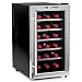 The Wine Enthusiast 18-Bottle Wine Cellar - Graphite