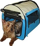 Blue Portable Soft-Sided Folding Tent/Crate, *Medium*
