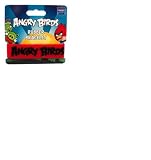 Angry Birds Plush - Novelty Rubber Bracelet - RED with BLACK Writing