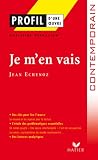 Profil - Jean Echenoz : Je men vais (French Edition)