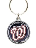 Zinc MLB Team Logo Key Ring - Washington Nationals