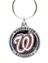Zinc MLB Team Logo Key Ring - Washington Nationals