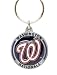 Zinc MLB Team Logo Key Ring - Washington Nationals