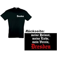 DYNAMO DRESDEN ULTRAS T-SHIRT MEINE HEIMAT MEIN VEREIN VON S-XXL-SCHWARZ-S