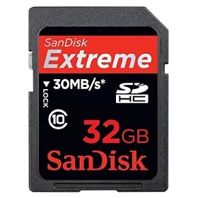 Secure SDHC SanDisk Extreme Digital Class Card 32GB 30MB/sec 