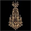 Schonbek 3782-48GS Renaissance 16 Light Two Tier Chandelier in Antique Silver with Swarovski Strass Golden Shadow crystal