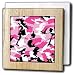 Janna Salak Designs Prints and Patterns - Pink Camoflauge Print - Tile Napkin Holders