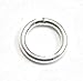 20 pcs .925 Sterling Silver 6mm Round Closed Soldered Jump Rings / 19 Gauge / 0.9mm Wire / Connector / Findings / Bright