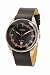 Umbro U512 Gents Black Leather Strap Analogue Watch With Date And Black Dial