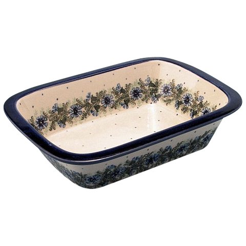 New Polish Pottery GRIP LIP BAKER Boleslawiec CA Pattern 86 Euro Stoneware