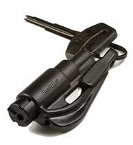 ResQMe, The Keychain Version of the Original LifeHammer (Black)