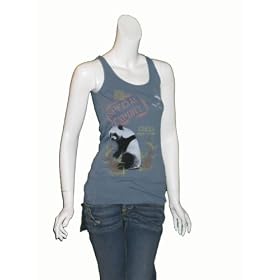 PROJECT E Panda Cargo Tank Top in River
