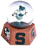 MICHIGAN STATE SPARTANS MASCOT MUSICAL GLOBE