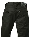 Gov denim - Jeans brut noir pour homme broderie