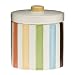 Home Striped Covered Jar - Multicolor (4x4'7")&nbsp;